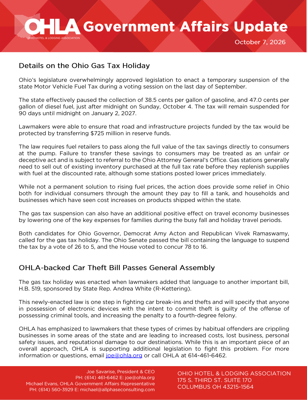 Key Legislation & Industry Insights